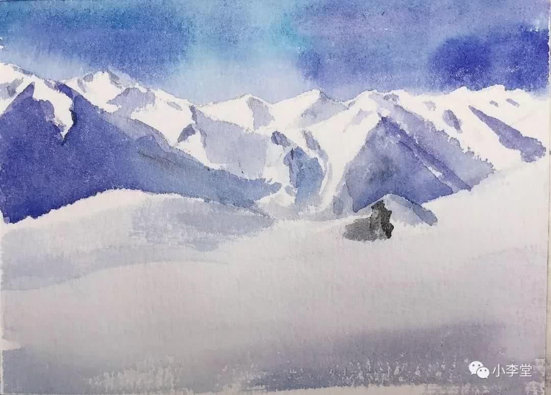 带着雪板去旅行，带着画本去滑雪