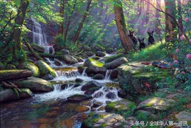 30张超美的美国风光油画