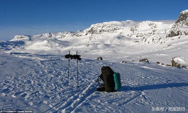 一个探险者在挪威各地进行了长达6100公里的滑雪和独木舟之旅