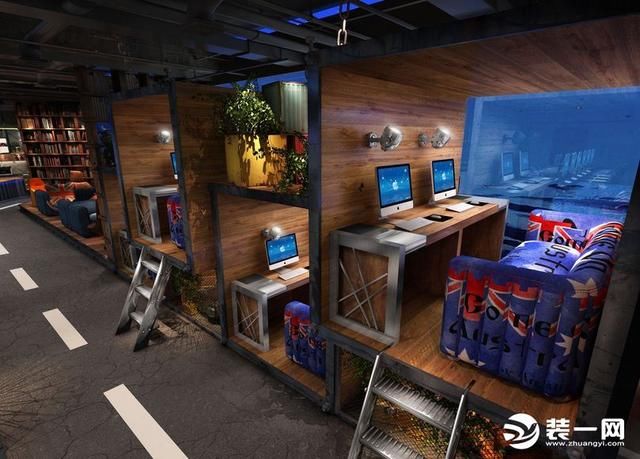 2019网咖装修设计要点 网咖电竞馆装修图片大