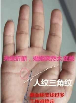 安阁命理风水婚姻不顺一辈子还为钱财劳碌奔波的手相这样的手相