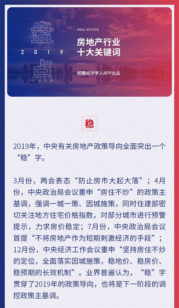 2019房地产盘点