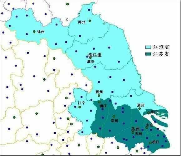 我国历史上只存在了3个月的江淮省，如今所属省份经济实力强大！