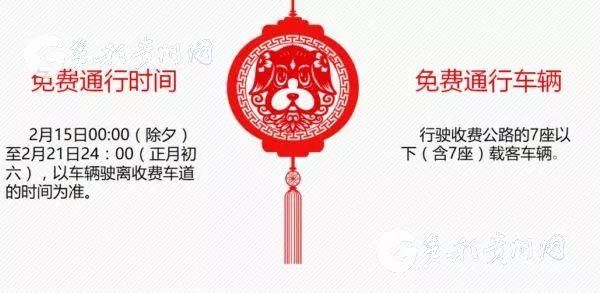 贵州车主注意!大年初七起，这22个收费站将免费通行啦~