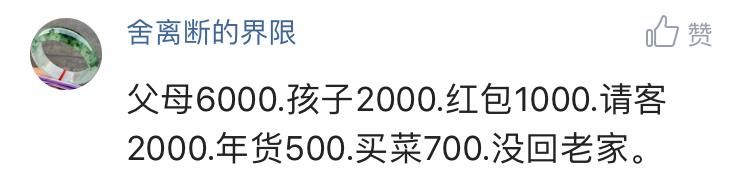 晒晒你春节过年花了多少钱？网友：回家路费1.8元你给我出来