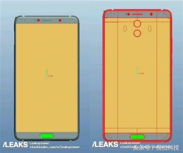 华为Mate 10 Pro正式曝光,指纹识别无踪影或用