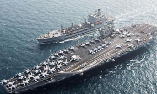 美国对伊朗出动几艘航母