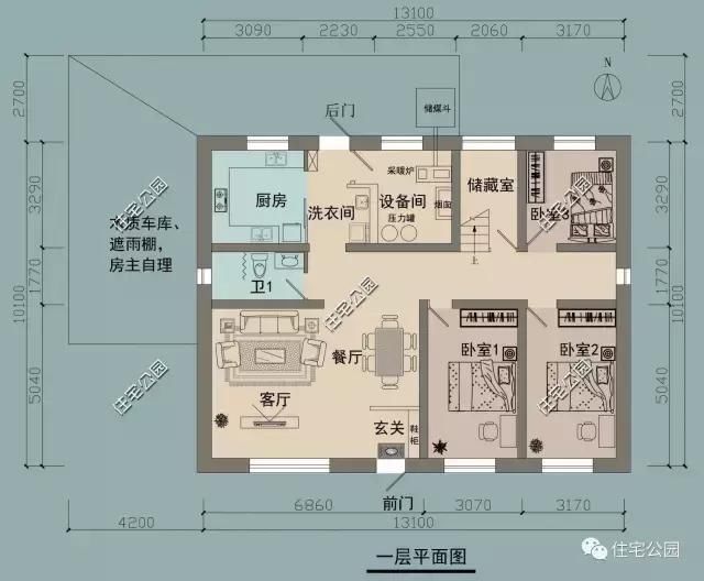 5套小户型农村别墅，3带商铺35万，2与4都是20万，你会选中式吗?