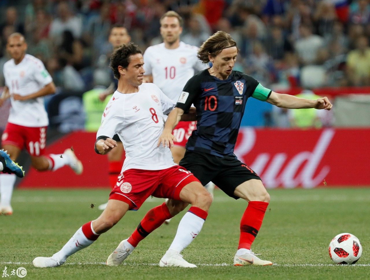 克罗地亚和丹麦再俄罗斯世界杯八分之一决赛比