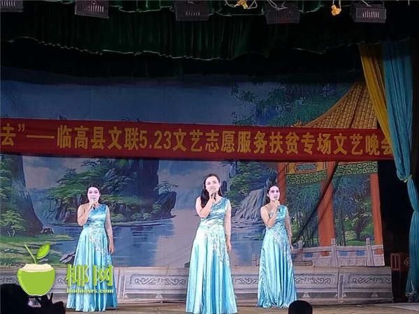 临高开展文艺志愿服务活动 宣传脱贫攻坚政策