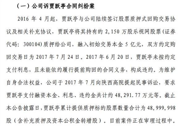 这家400亿券商遭殃了，全因乐视网质押\＂爆仓\＂!