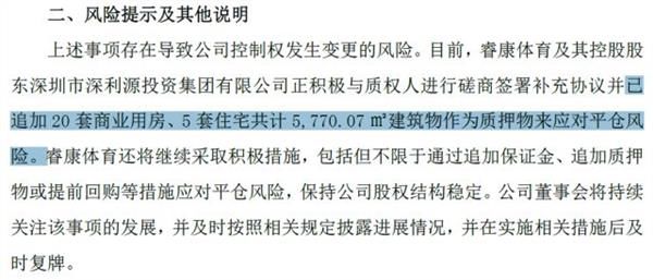 接盘侠14亿入主睿康股份出现巨亏 急甩25套房防平仓