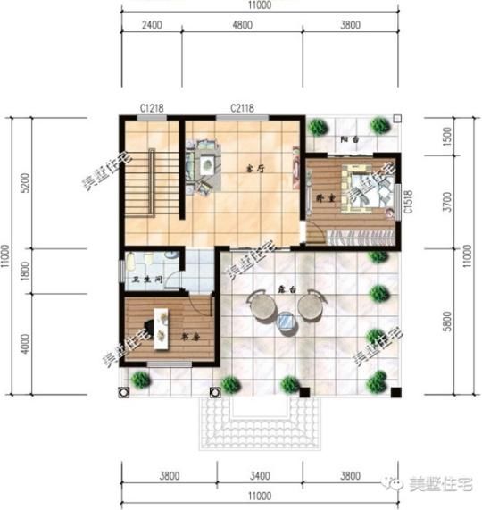 9套120平左右的别墅，看看有适合你家宅基地的吗?