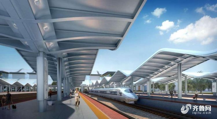 青连铁路青岛新西站提前2天完成高架层混凝土浇筑