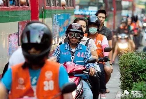 泰国网约摩托车Grab Bike必须注册车辆,否则算