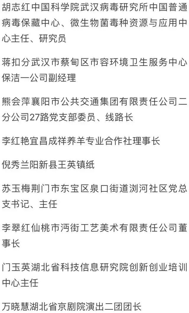 湖北人，快转给你的妈妈小姨姑姑……刚刚，她们被点名表扬！