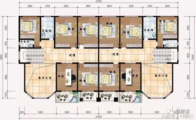 12栋别墅可双拼可独栋，这样建房走出去面子十足