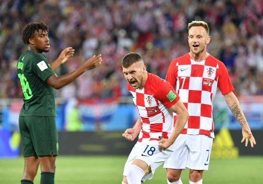 2018俄罗斯世界杯D组第1轮,尼日利亚0:2不敌