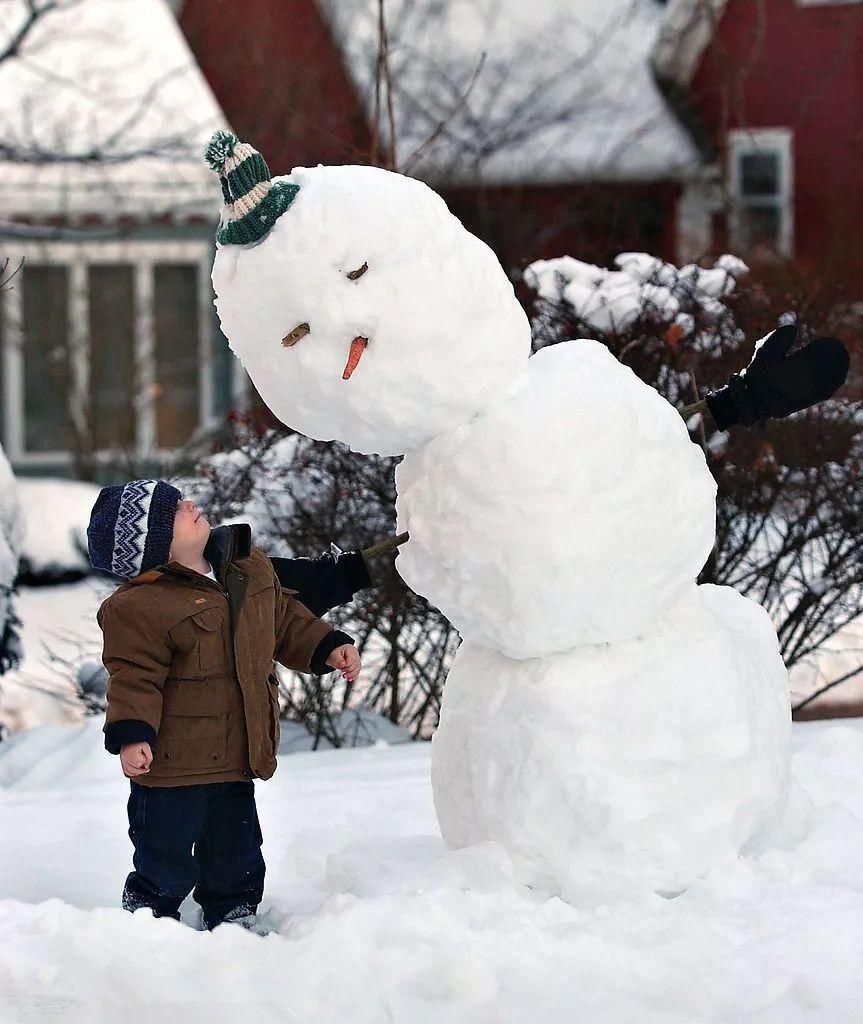 苏杭下雪美翻了之后，调皮可爱的雪人更是美翻翻了……