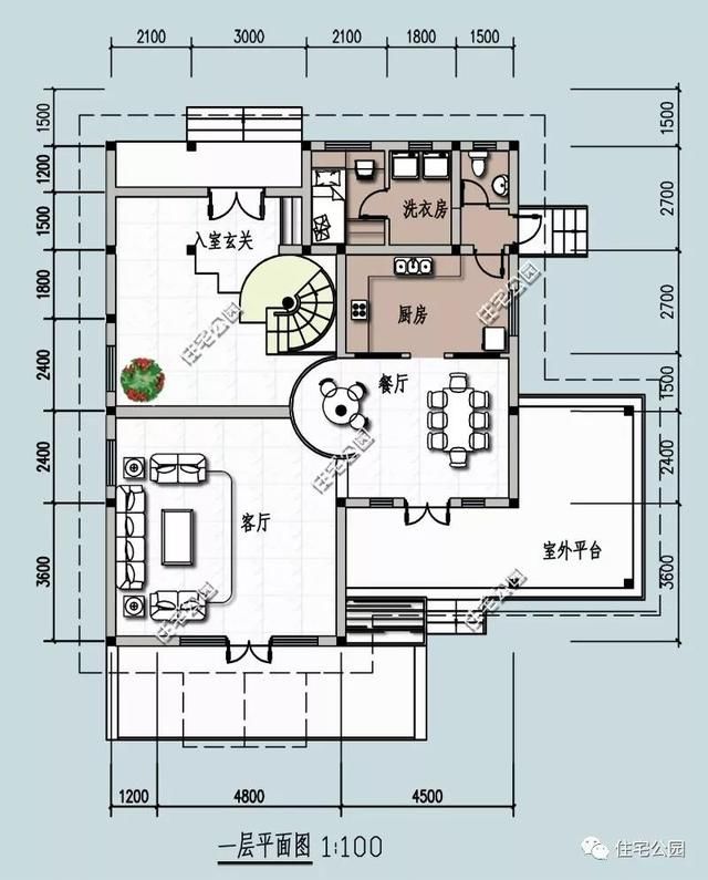 3套小户型农村别墅，4种布局，哪个最适合农村？