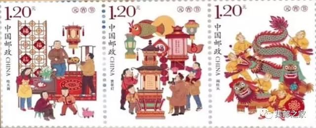元宵节邮票即将发行,一起盘点邮票上元宵节!