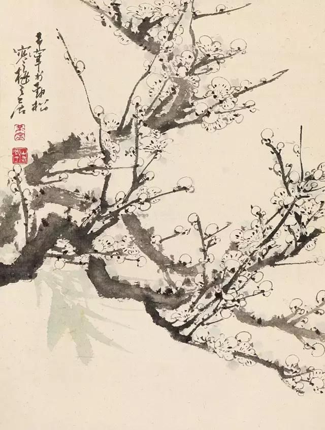 于希宁画梅作品欣赏