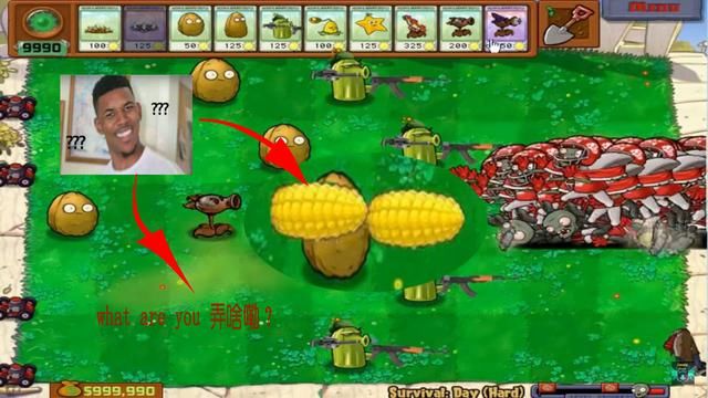 植物大战僵尸:仙人掌、豌豆射手纷纷开挂,僵尸