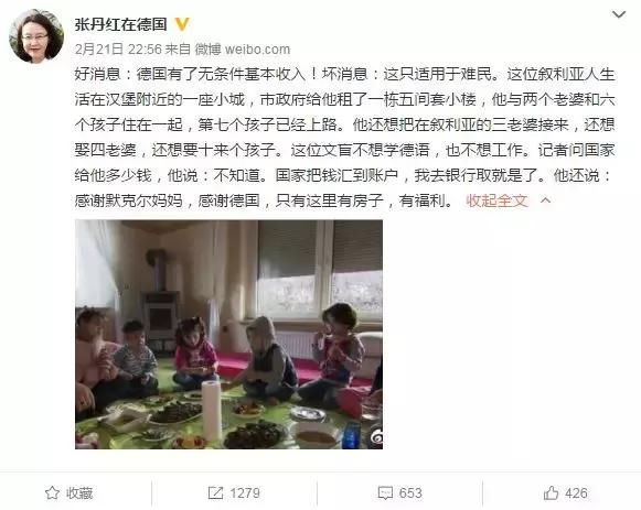 难民生活过得比咱爽多了！2个老婆6个孩子住大别墅！政府每月打钱