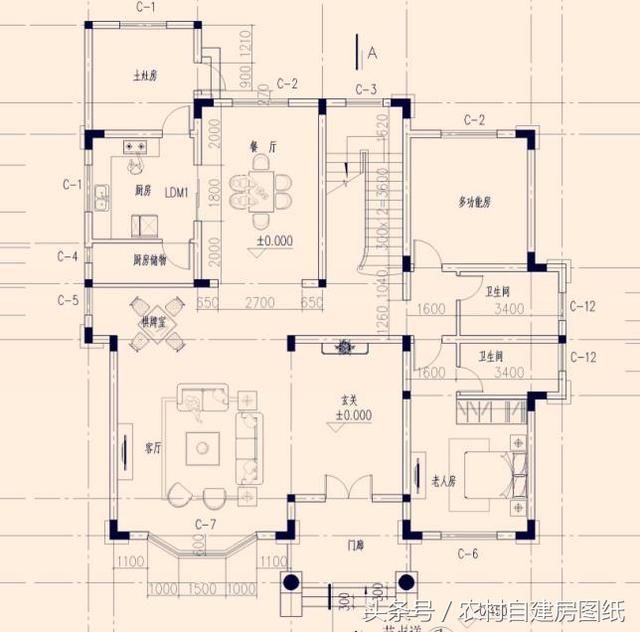 10款二层农村自建房图纸，2款带土灶，3款带车库，7款带堂屋