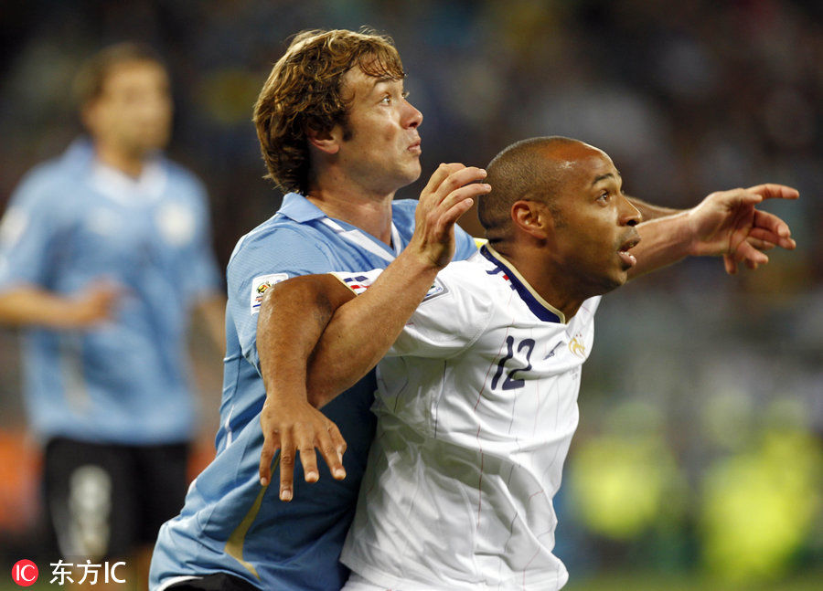 宿敌!法国乌拉圭世界杯交锋史:高卢雄鸡2平1负