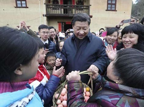 从高空视角看习总书记的春节足迹 蓦然发现每段路都走得那么不寻