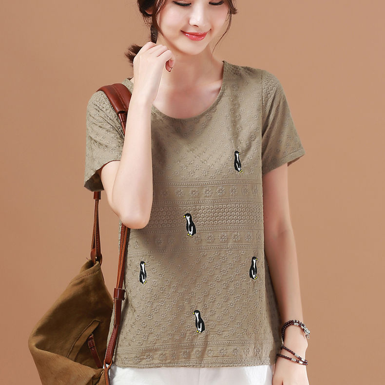 抖音上这种棉麻衫一下火了,虽然价格不贵,但上