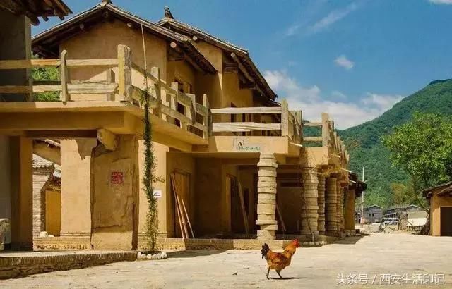 到终南山寨,看秦岭老屋