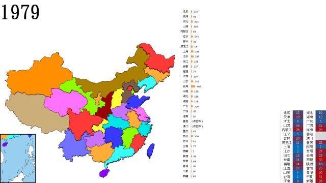 【史图馆】中国各省区市历年GDP变化