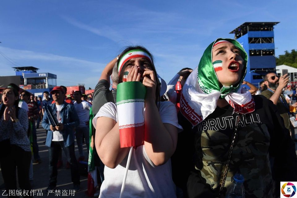 组图|伊朗女孩曾因看球赛入狱 俄世界杯现场她