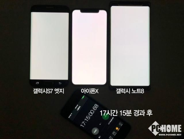 iPhone X别担心烧屏 亮屏62小时才明显