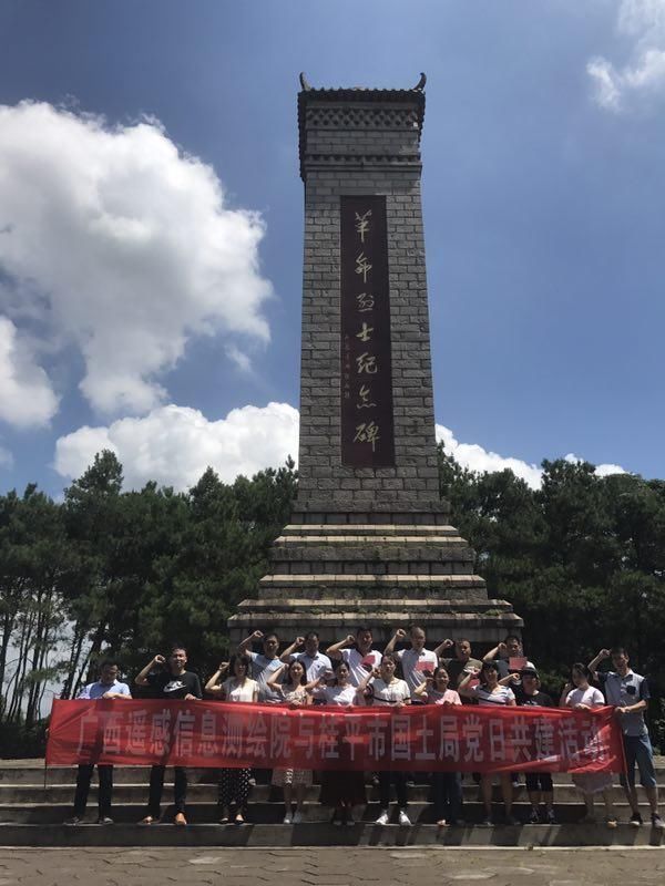 广西遥感信息测绘院与桂平市国土资源局开展党