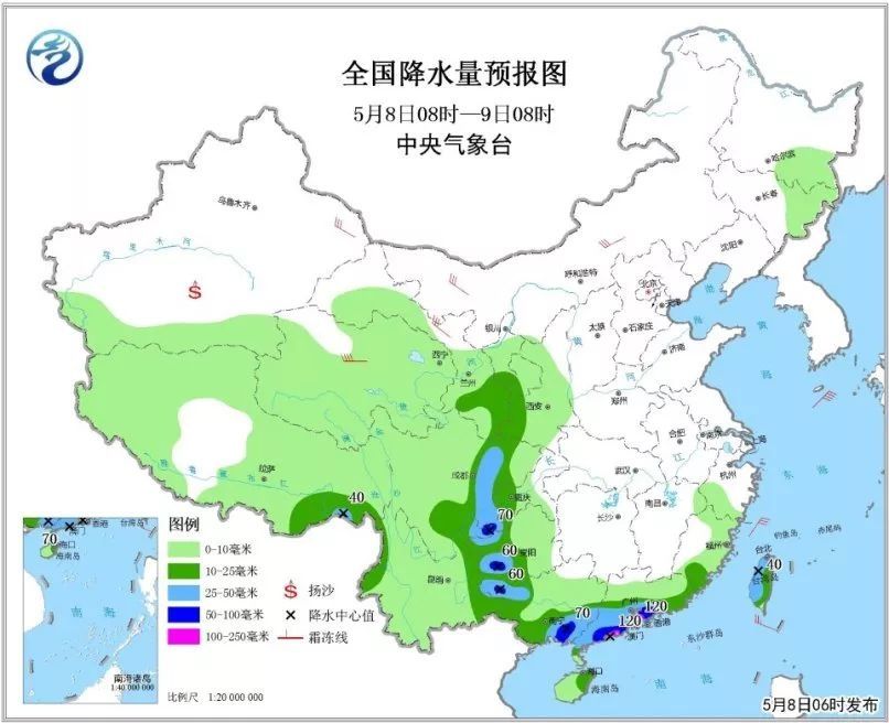 农业气象丨华南南部有强降雨 冷空气继续影响西北地区等地