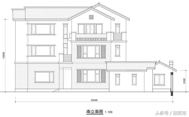 三层中式别墅带超大庭院，绝对让生活在城市的人羡慕不已！