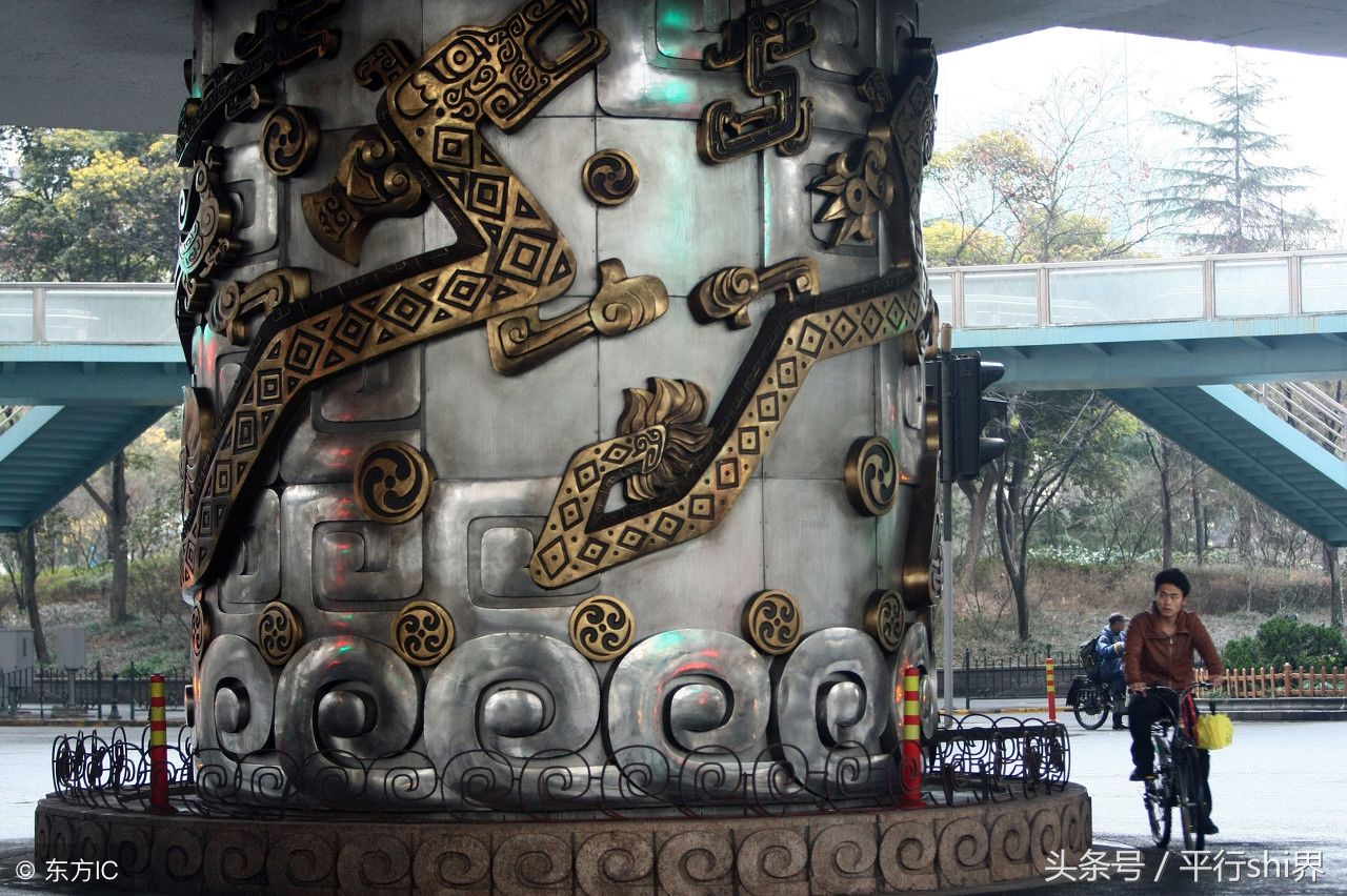 上海这个高架路为何有根神秘龙柱?这个传说流