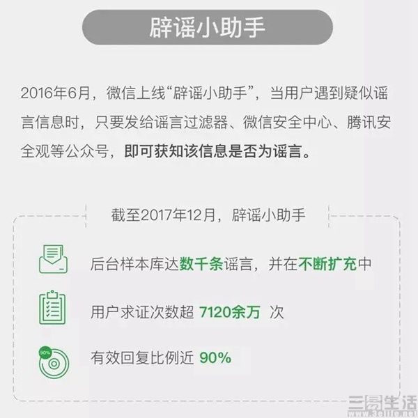 一年辟谣科普4.9亿次 微信为了用户操碎了心