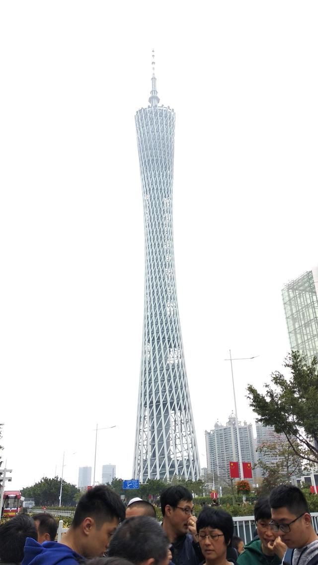 广州塔 珠江新城的城市夜色