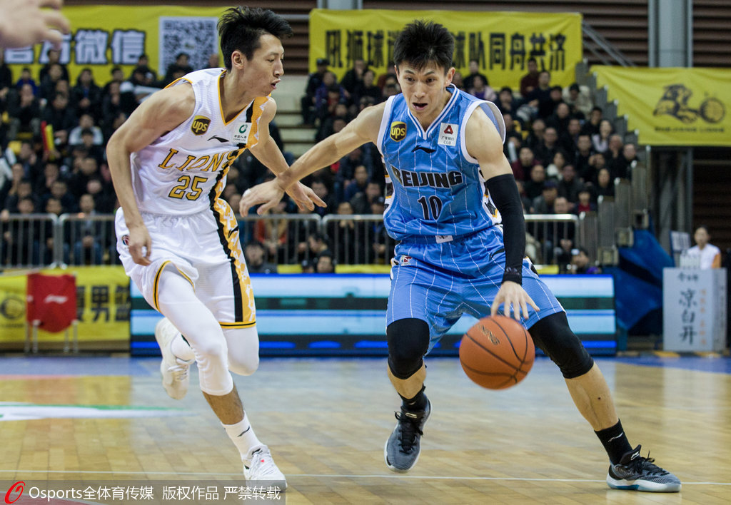 CBA常规赛第28轮:广厦男篮100-93北京男篮