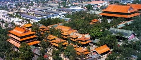曲阜孔庙是全国现存仅次于,北京紫禁城宫殿的