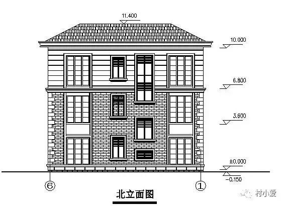 12mx10m带车库三层小墅，经济实用，这么多间卧室，任你随便挑