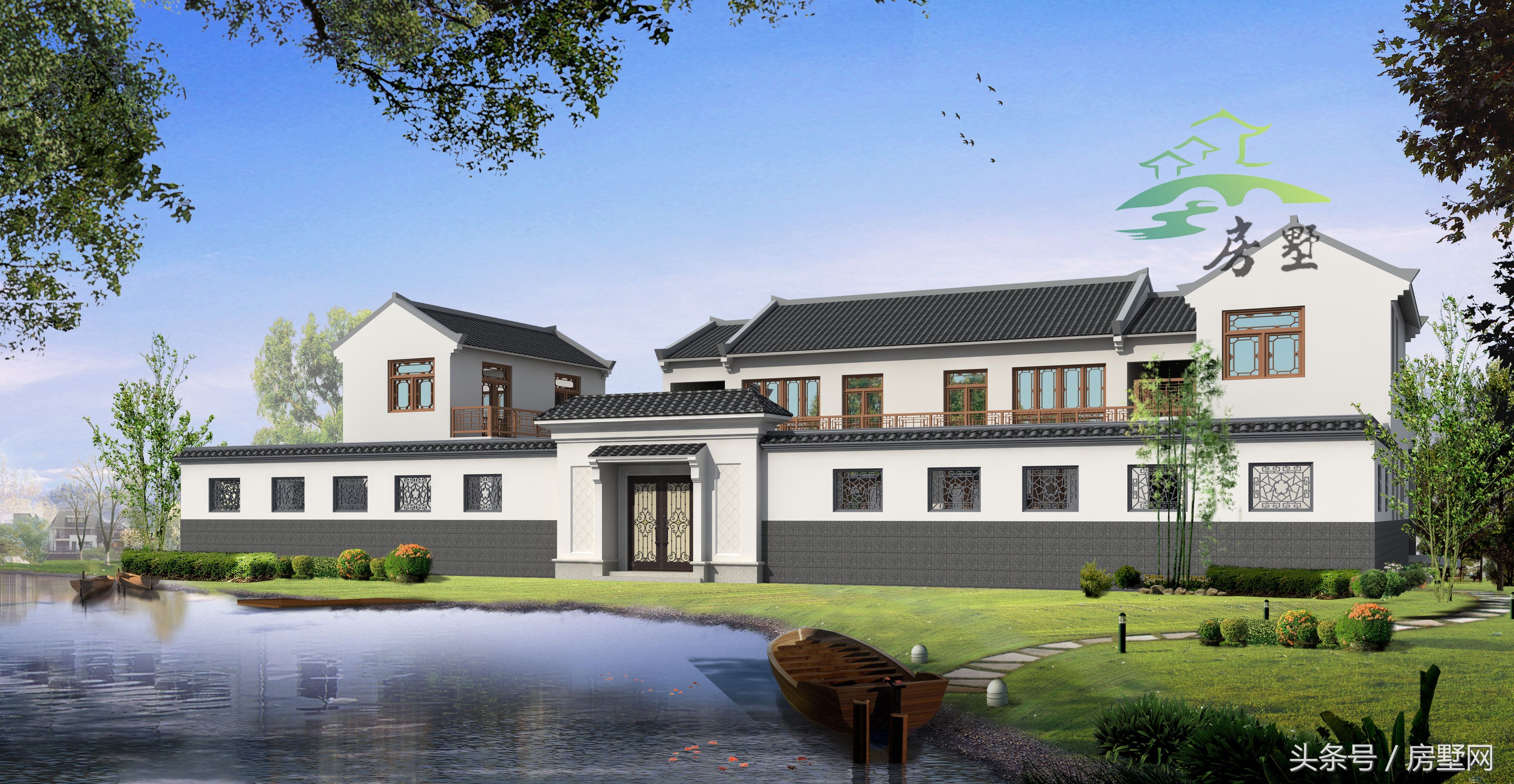 别墅设计:等你赚够一百万，你会住在这栋四合院吗，送免费图纸!