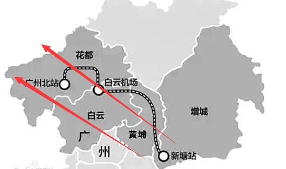 广东自建第6条城际新白广城际，确定走这些地方，1200万人受益