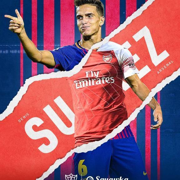 巴萨快讯 丹尼斯-苏亚雷斯租借之阿森纳,租期半