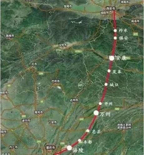 西渝高铁刚刚传来最新消息:万州、城口欢呼吧