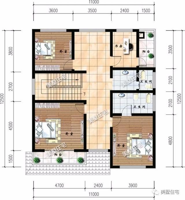 2栋造价19万的二层小别墅，真正的美观又实用，不比百万豪宅差